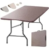 Merkloos Klapptisch – Braun – 180 x 70 cm – Für 8 Personen