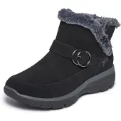 SKECHERS Stiefelette "Stiefelette Veloursleder"
