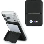 BMW M Carbon Metalllogos MagSafe Wallet schwarz
