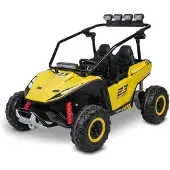Toyz Elektro-Kinderbuggy Reptile Yellow, 3–8 km/h, EVA-Räder, LED, Bluetooth