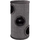Merkloos Krabbenpfosten – Krabbenklettergerüst – 70 cm – Mit Spielball – Grau