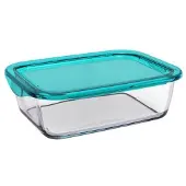 Metro Professional Lebensmittelbehälter, 122 cl, Glas, transparent