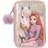 OEM TOPModel Viva Violet Federtasche, 3-Fach, lila, gefüllt
