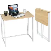 Merkloos Faltbarer Schreibtisch für Zuhause und Büro, Eiche