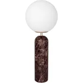 Globen Lighting Tischlampe Torrano, rot, Höhe 53 cm, Marmor