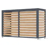 Westmann Wärmepumpen-Verkleidung "Boxa M" 56x140x97cm