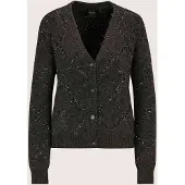 MADELEINE Strickjacke "Strickjacke Rauten-Cardigan mit Pailletten"