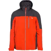 Trespass Tappin Trex tex Stretch Polyester Jacke, Wasserdicht & Atmungsaktiv, Flame, Größe S