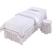 Merkloos Beauty-Massage-Set mit Kissenbezug und Rock für Schönheitssalons