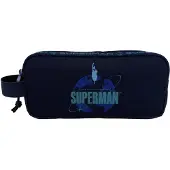OEM Superman Federmäppchen, zylindrisch, blau, M, Polyester