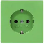 Siemens 5UB1851 DELTA style SCHUKO-Steckdose, grün