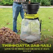LTPRTZ Elektrischer Gartenhäcksler – Laubzerkleinerer – Gartenabfallverarbeitung – 17:1 Zerkleinerungsgrad – 54 cm Einfülltrichter – Schwarz