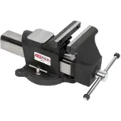 Dripio Werkbank-Schraubstock, 150 mm, Gusseisen, Stahlbacken, bis 170 mm