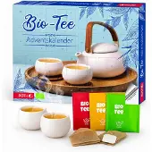 Roth Bio-Tee-Adventskalender – 24 Sorten für genussvolle Adventstage – Geschenk für Teeliebhaber, ohne Schokolade