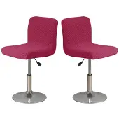 Sonstiges Barhocker Stuhlhussen Stretch 2/4/6 Stück Rot Polyester