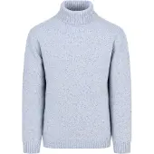 Suitable Rollkragenpullover Tweed Hellblau