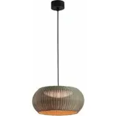 Bover LED-Außen-Pendellampe Perris, braun/braun, Ø 47 cm