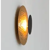 Holländer LED-Wandleuchte Infinity in Gold, Ø 20 cm