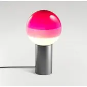 Marset Tischlampe Dipping Light, Höhe 22 cm, rosa/grafit