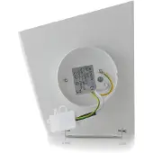 Mantra-Iluminacion Wandleuchte Asimetric aus Stahl, weiß
