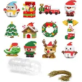 Merkloos Adventskalender mit 12 Bausteinen für Weihnachten