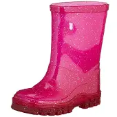 Merkloos Gummistiefel Regenstiefel Kinderstiefel - Glitzer - Klassisch - Rosa