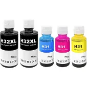 OEM Tintenflaschen 5er-Pack für HP Smart Tank (32XL/31)