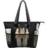 Merkloos XXL-Familienstrandtasche mit Reißverschluss und wasserdichtem Design