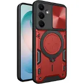 Techsuit - CamGuard Pro Hülle mit Kameraschutz für Samsung Galaxy S26 Plus – rot