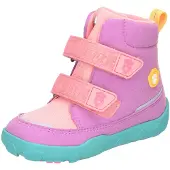 Affenzahn Owl Midboot 0124940147 Stiefel, Mädchen, Textil, Pink, vegan, - Barfußschuhe KINDER, Mehrfarbig
