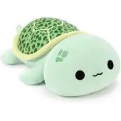 Merkloos Plüschschildkröten-Spielzeug, Grün/Blau, 33 cm