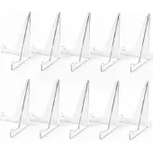 Markenlos Mini Kartenständer 10 Stück Transparent Dreieck Display für Sammelkarten