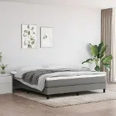 Markenlos Taschenfederkernmatratze mittelfest dunkelgrau 180x200x20 cm für Bettgestell L34H7835