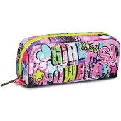 OEM Pennenetui Polyester rosa Cartoon 22x8,5x5 cm