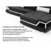 AEA Moderne Lounge Garnitur Schwarz mit Couchtisch und exklusivem Komfort