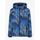 CMP - Boy's Jacket Snaps Hood Twill - Skijacke Gr 128 blau