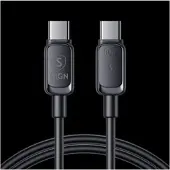 Sign USB-C-zu-USB-C-Kabel 100 W, 1,2 m - Schwarz