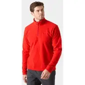 Helly Hansen für Herren. 48286 Fleecejacke mit halbem Reißverschluss Daybreaker rot (XL), Lässig, Polyester, Draußen