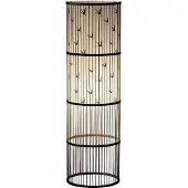 Fine Asianliving Bambus Stehlampe Schwarz D28xH100cm Sveinn