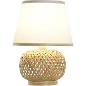 Fine Asianliving Bamboo Webbing Table Lamp Natural Handmade - Gwyneth D32xH47cm