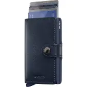 Secrid Miniwallet Original | Geldbörse aus Leder - Dunkelblau