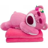 WSRY Plüschtier Bär mit Decke, süßes Kuscheltier, 50cm