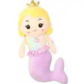 WSRY Plüschtier Meerjungfrau Fisch Kissen 50cm Violett