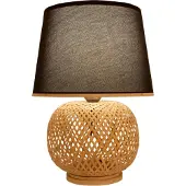 Fine Asianliving Bambus Tischlampe Natürlich Handgefertigt - Graham D32xH47cm