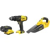 Stanley V20 Kit Sfmck219D1 (Sfmcd711 + Sfmcvh001B) 1X2,0Ah