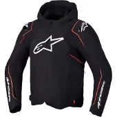 Alpinestars Zaca V2 wasserdichte Motorrad Textiljacke, schwarz/rot, 4XL