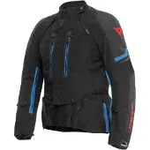 Dainese Super Adventure Absoluteshell S26 wasserdichte Motorrad Textiljacke, schwarz/blau, 56