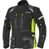 Büse Highland III wasserdichte Motorrad Textiljacke, schwarz/neon-gelb, 48