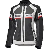 Held Tropic 4 Mesh Damen Motorrad Textiljacke, grau/rot, L