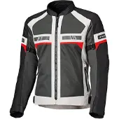 Held Tropic 4 Mesh Motorrad Textiljacke, grau/rot, 4XL